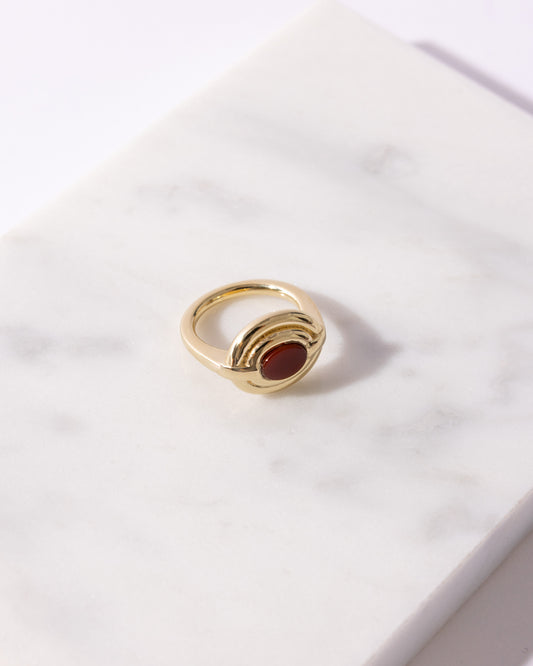 Lindsay Lewis Carnelian Mira Ring
